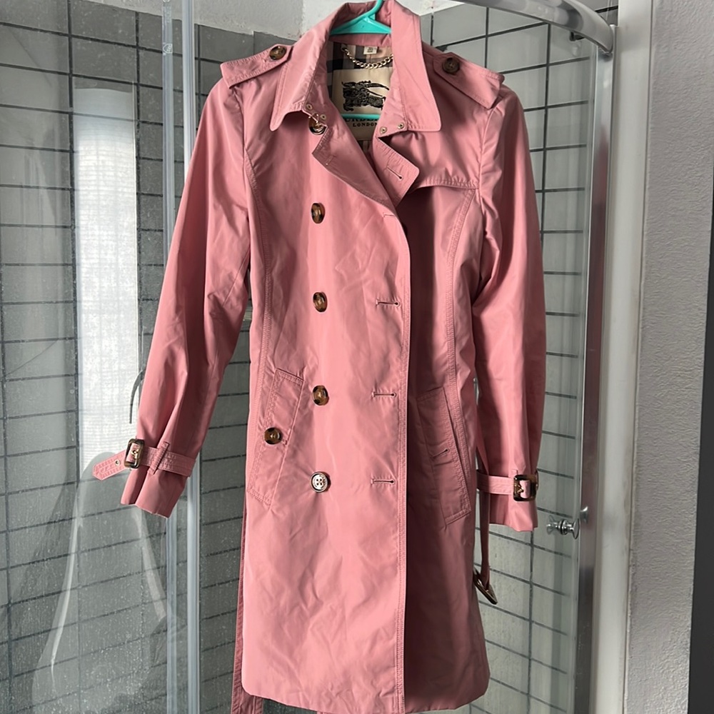 Pink Trenchcoat Burberry Size 6